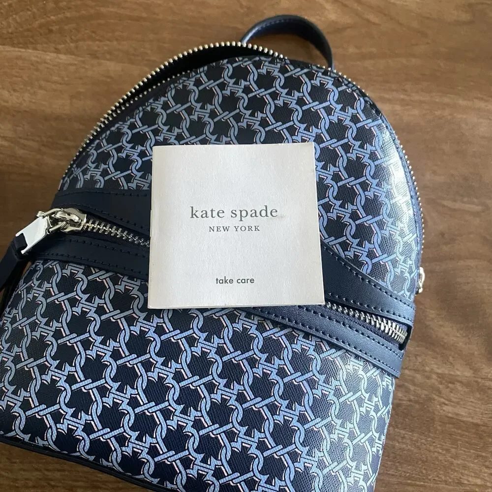 Kate Spade Spadelink Mini Convertible Backpack in Blue